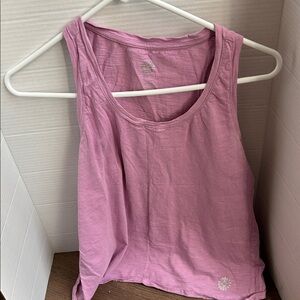 Women's Pink Sleeveless Top